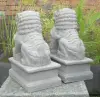 Artikelbild 3 des Artikels “Temple Löwe, 25cm Höhe , Satz von zwei, gefärbt in der Farbe antik finish “
